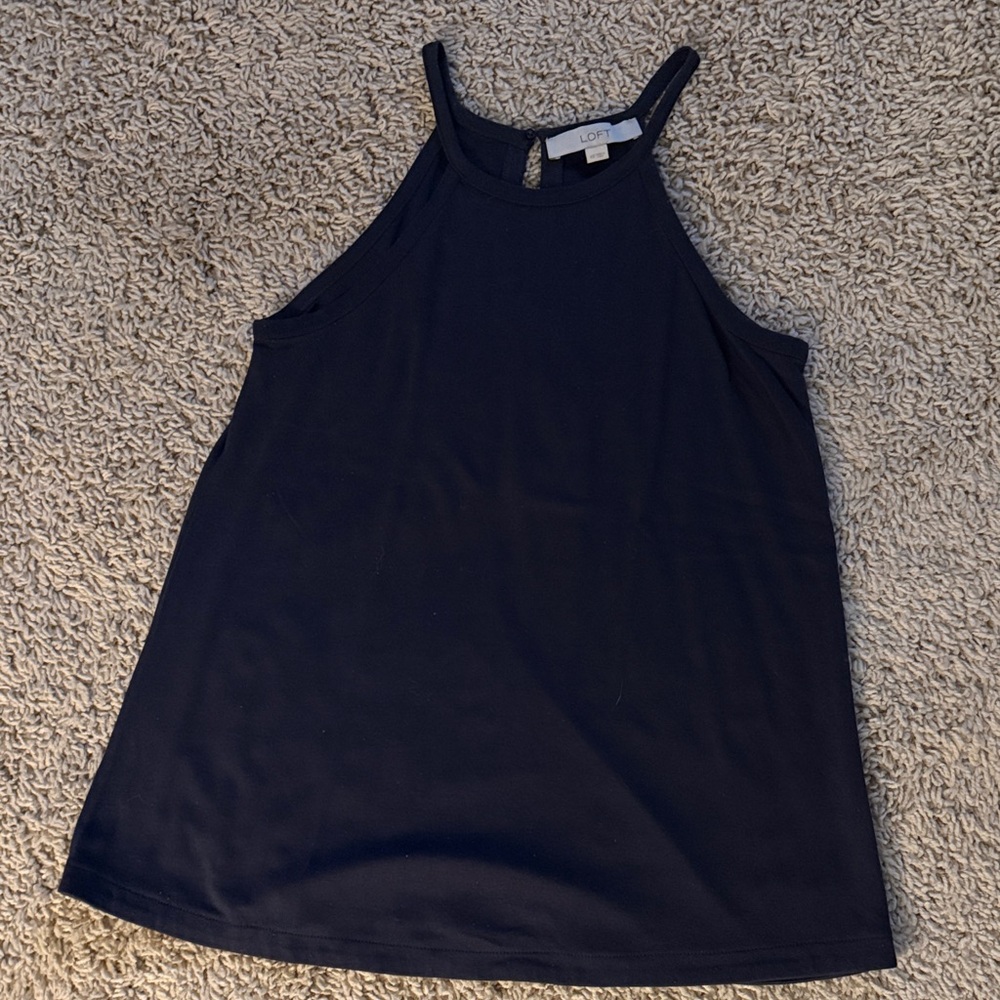 LOFT Midnight Blue Sleeveless Tank